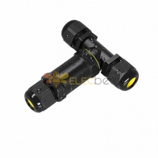 M685-T-3P Power Cable Wire T Type Waterproof Connector For Outdoor Lighting