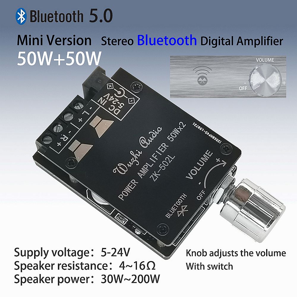 502L-MINI-2x50W-TPA3116-bluetooth-50-Digital-Power-Amplifier-Board-with-Switch-and-Adjustable-Volume-1652630