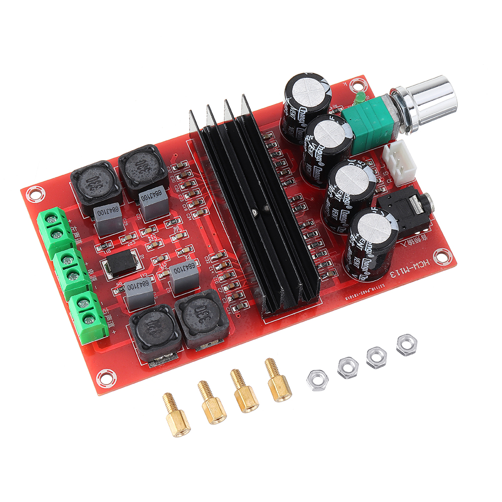 2x100W TPA3116 12V-24V D2 Dual Channel Digital Audio Amplifier Board for Arduino 