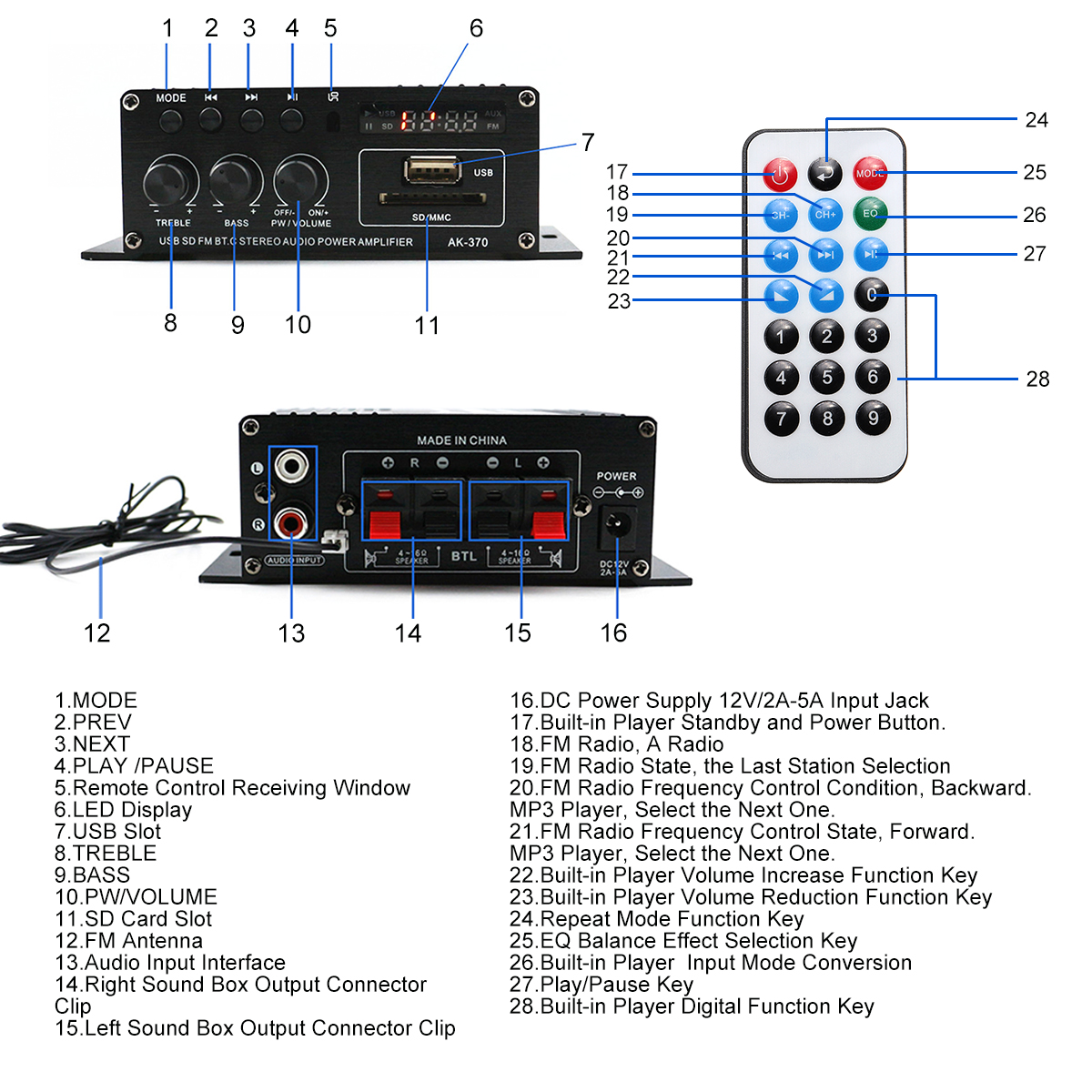 AK370-400W-DC-12V--AC-220V-Remote-Control-bluetooth-HiFi-Home-car-Stereo-Amplifier-Music-Receiver-FM-1578412