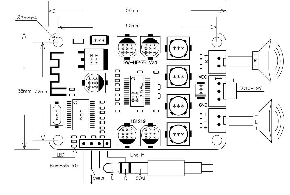 SANWUreg-TPA3110-DC-10V-25V-2x15W-Dual-Channel-Wireless-bluetooth-Audio-Power-Amplifier-Board-For-46-1087006