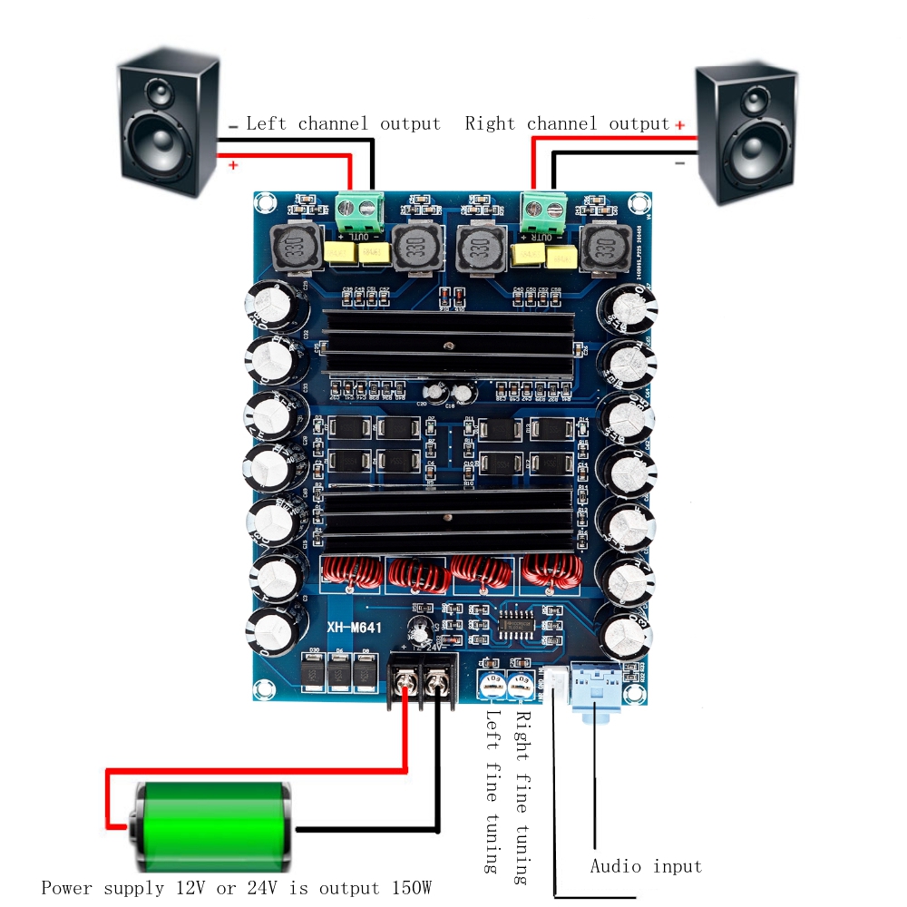 XH-M641-TPA3116D2-Dual-channel-Battery-High-power-Audio-Digital-Amplifier-Board-Car-Amplifier-DC12V--1737179