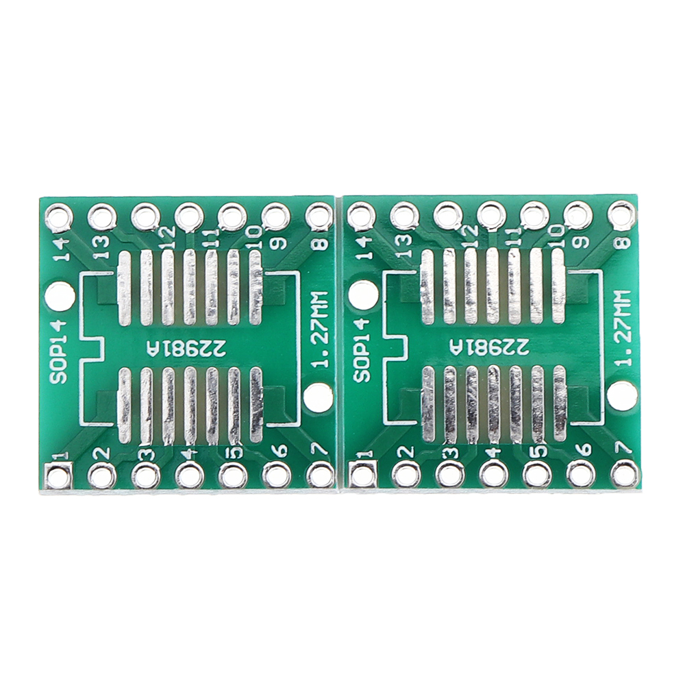 10PCS-065127mm-TSSOP14-SSOP14-SOP14-to-DIP14-Transfer-Board-DIP-Pin-Board-Pitch-Adapter-1588873