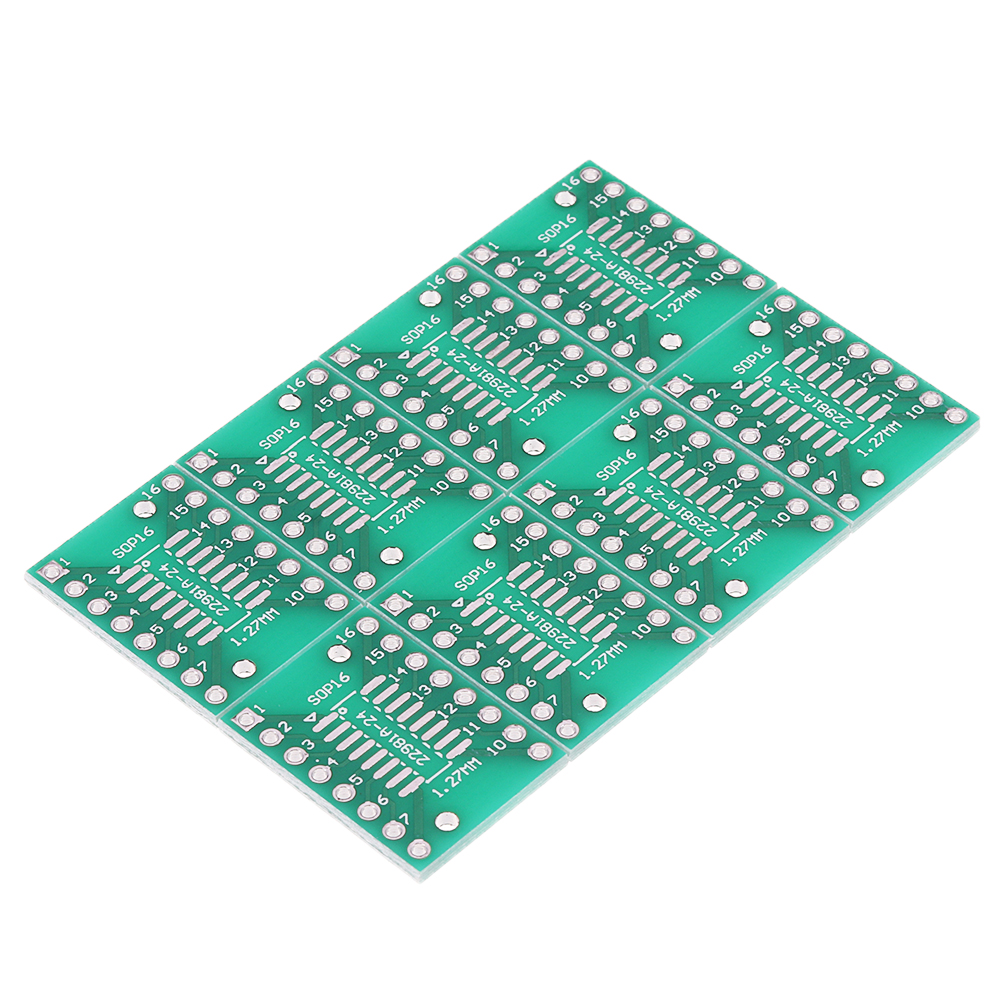 10PCS-SOP16-SSOP16-TSSOP16-To-DIP-DIP16-065127mm-IC-Adapter-PCB-Board-1588875