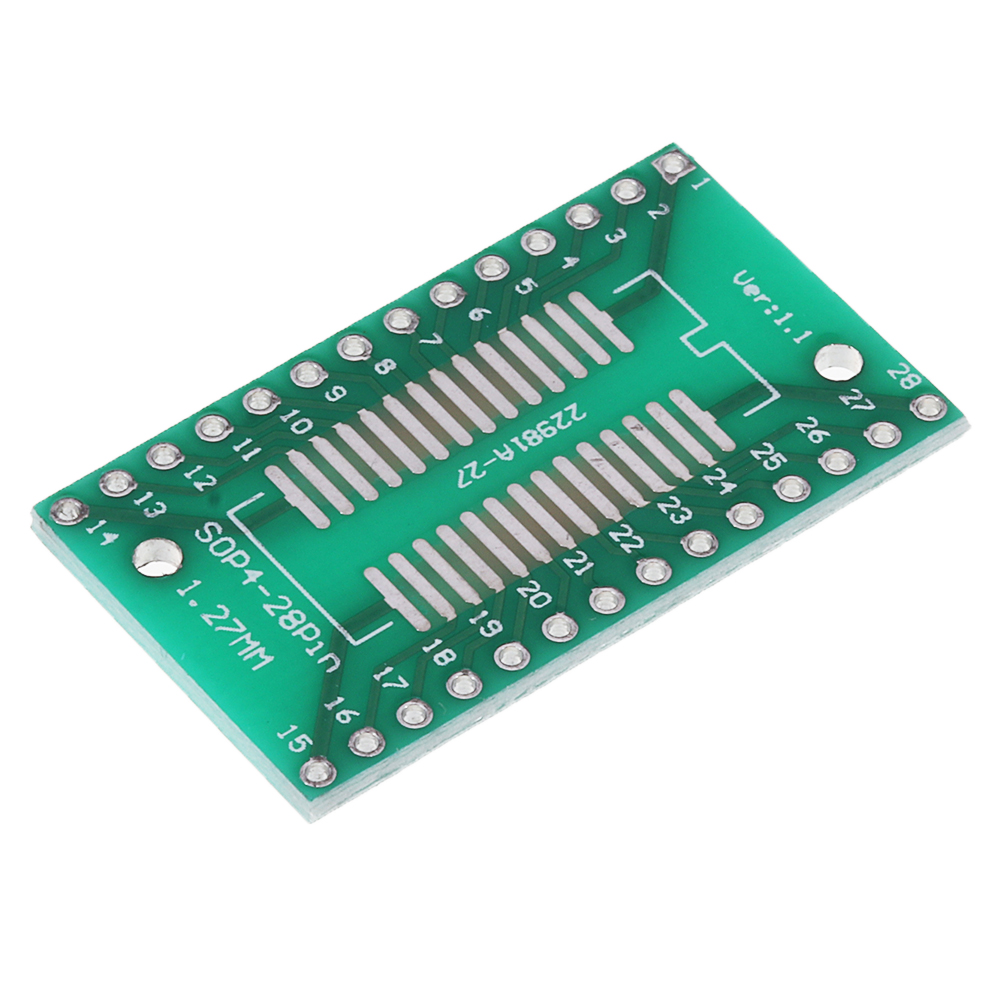 10PCS-SSOP28-SOP28-TSSOP28-to-DIP28-Adapter-Converter-PCB-Board-065MM-127MM-DIP-Pin-Pitch-PCB-Board--1588963