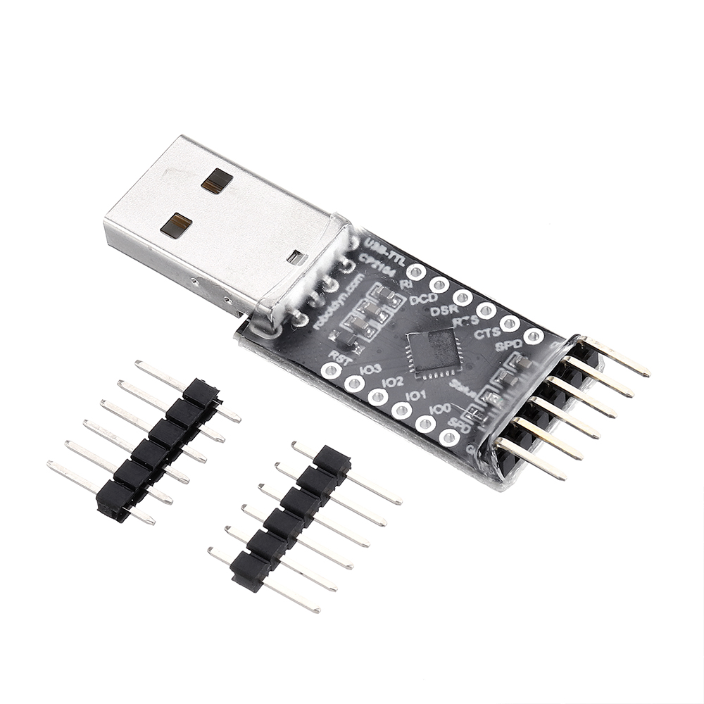 10Pcs-RobotDynreg-CP2104-USB-TTL-UART-Serial-Adapter-Microcontroller-5V33V-Module-Digital-IO-USB-A-1715500