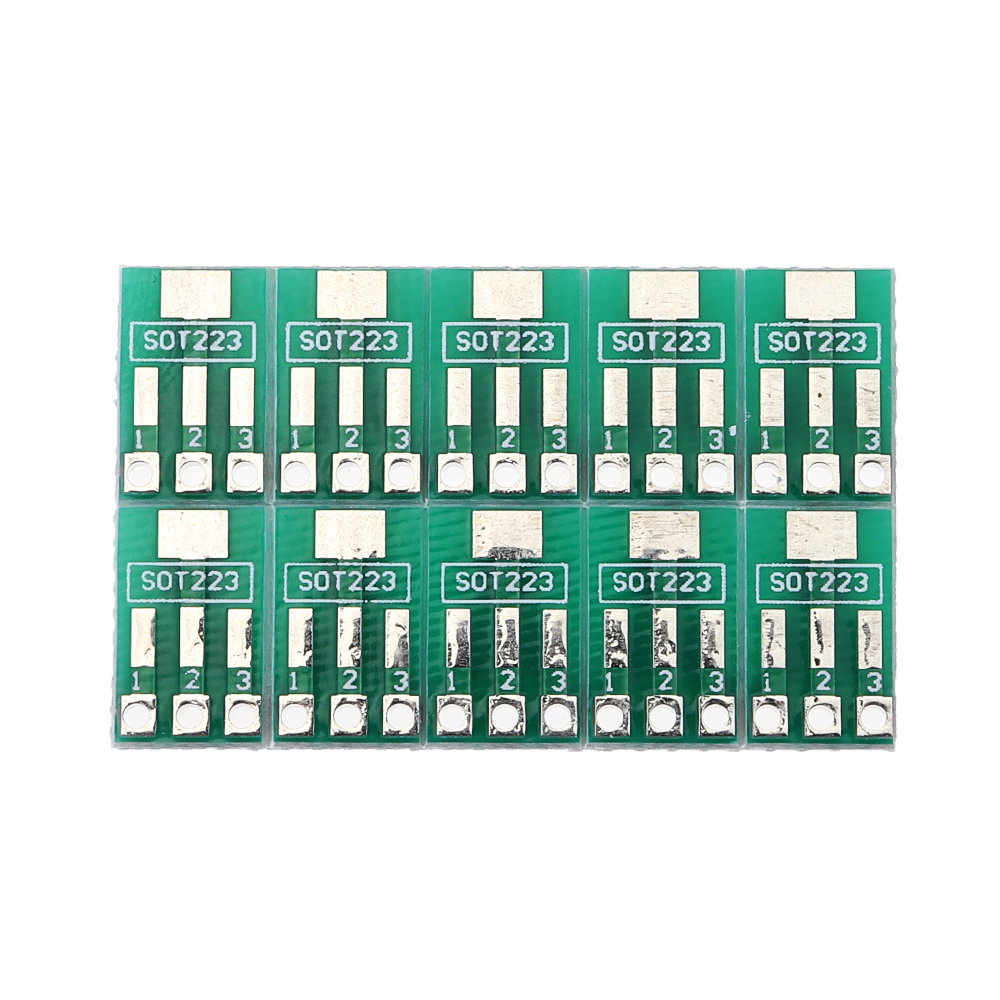 200pcs-SOT89SOT223-to-SIP-Patch-Transfer-Adapter-Board-SIP-Pitch-254mm-PCB-Tin-Plate-1631708