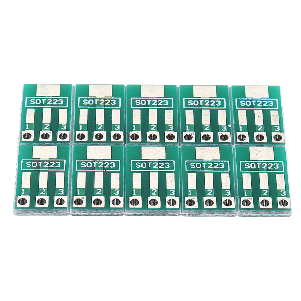 300pcs-SOT89SOT223-to-SIP-Patch-Transfer-Adapter-Board-SIP-Pitch-254mm-PCB-Tin-Plate-1631716