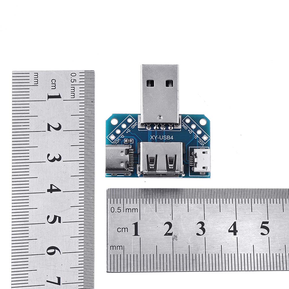 30pcs-USB-Adapter-Board-Male-to-Female-Micro-Type-C-4P-254mm-USB4-Module-Converter-1605813