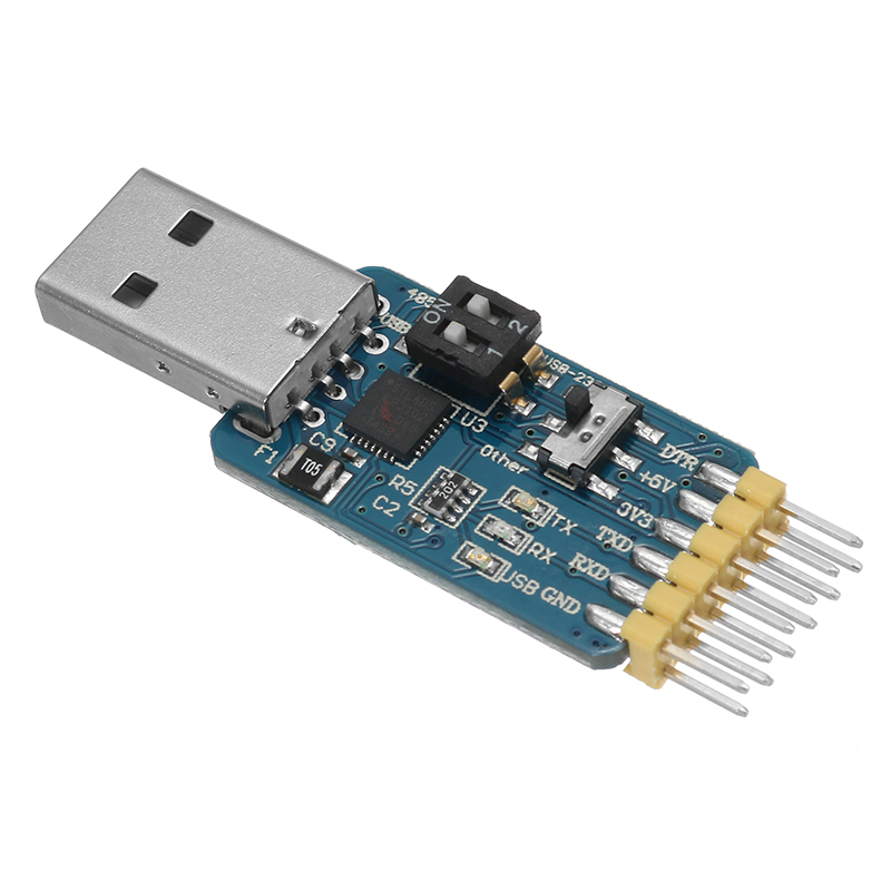 3Pcs-6-In-1-CP2102-USB-To-TTL-485-232-Converter-33V--5V-Compatible-Six-Multifunction-Serial-Module-1226002