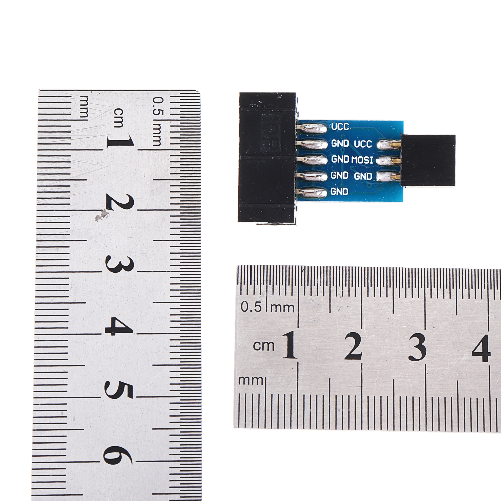 50pcs-10-Pin-to-6-Pin-Adapter-Board-Converter-Module-For-AVRISP-MKII-USBASP-STK500-Geekcreit-for-Ard-1635129