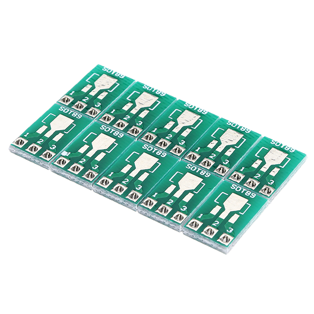 50pcs-SOT89SOT223-to-SIP-Patch-Transfer-Adapter-Board-SIP-Pitch-254mm-PCB-Tin-Plate-1631713