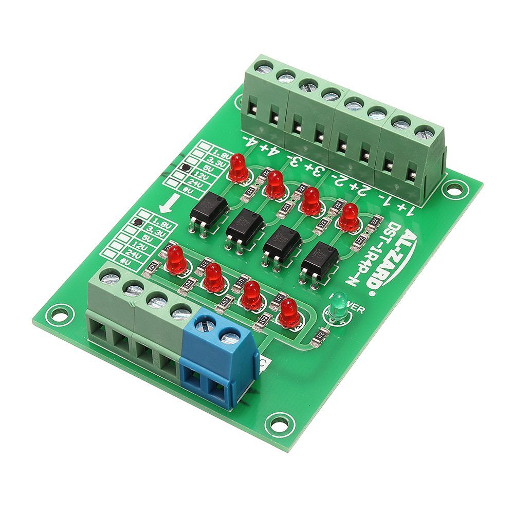 5pcs-12V-To-33V-4-Channel-Optocoupler-Isolation-Board-Isolated-Module-PLC-Signal-Level-Voltage-Conve-1493559
