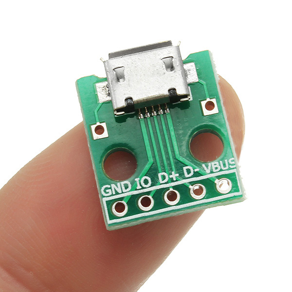 Micro-USB-To-Dip-Female-Socket-B-Type-Microphone-5P-Patch-To-Dip-With-Soldering-Adapter-Board-1165545