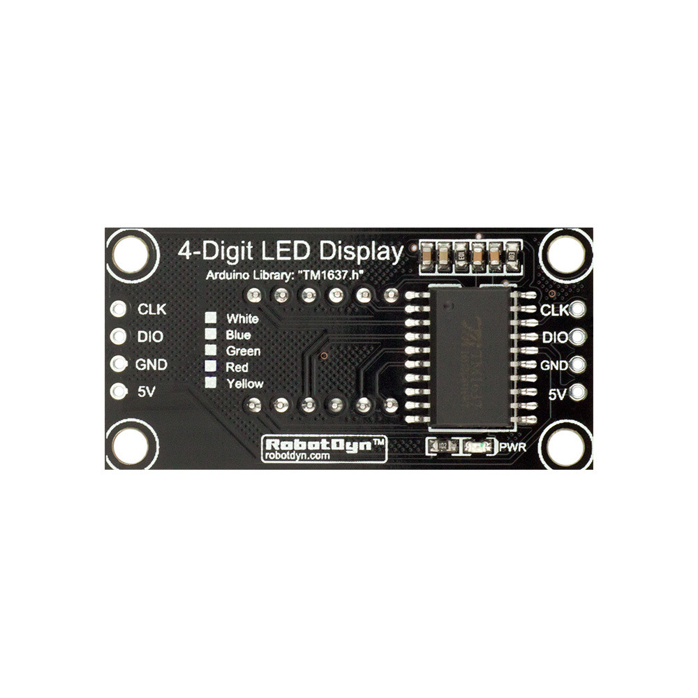 20pcs-036-Inch-4-Digit-LED-Display-Tube-7-segments-TM1637-30x14mm-Yellow-Decimal-Point-Module-1697770
