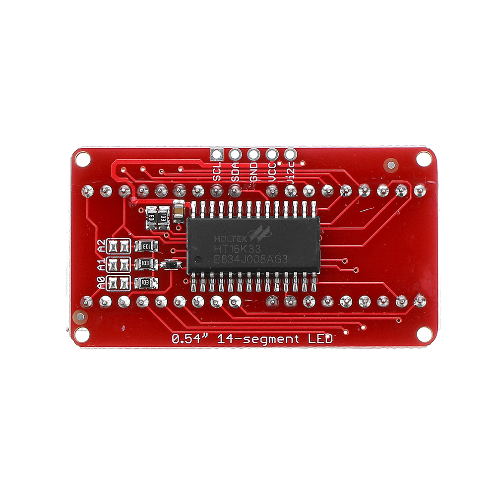 4-bit-Pozidriv-054-Inch-14-segment-LED-Digital-Tube-Module-Red--Green--Red--Orange-I2C-Control-2-lin-1546308
