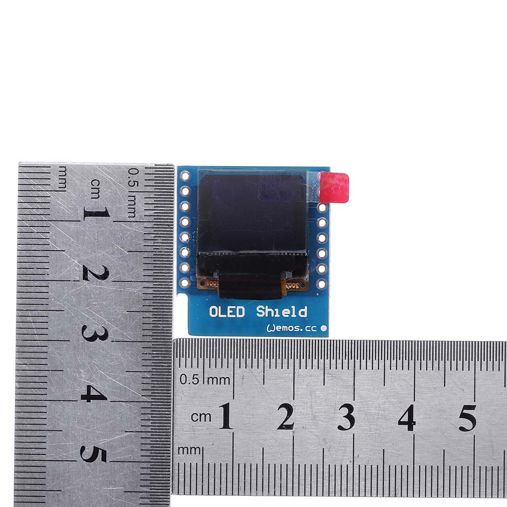 5Pcs-066-Inch-OLED-Shield-For-D1-Mini-64X48-IIC-I2C-1264782