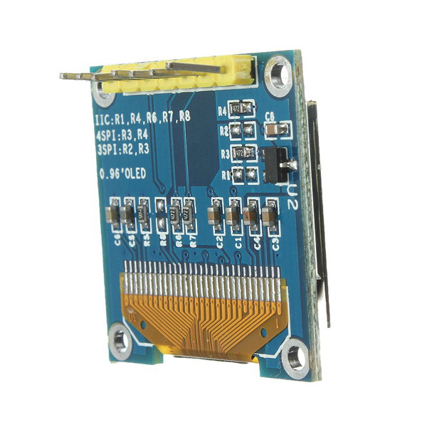 5Pcs-7-Pin-096-Inch-IICSPI-Serial-128x64-White-OLED-Display-Module-1144441