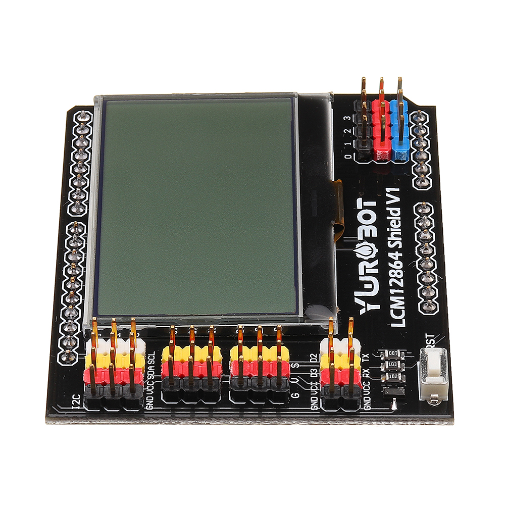 LCM12864-Shield-LCD-Display-Expansion-Board-YwRobot--for-Arduino---products-that-work-with-official--1369552