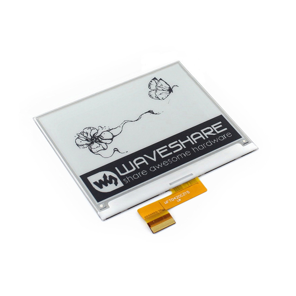 Waveshare-42-Inch-Bare-e-Paper-Screen--Driver-Board-Onboard-ESP8266-Module-Wireless-WiFi-Black-and-W-1478333