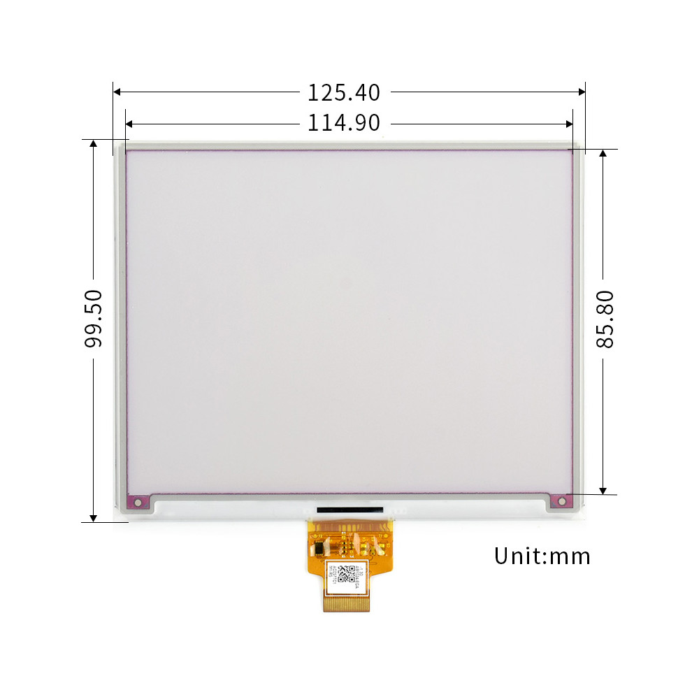 Wavesharereg-565-Inch-ACeP-7-Color-E-Paper-E-Ink-Raw-Display-600times448-Without-PCB-SPI-Paper-like--1774066