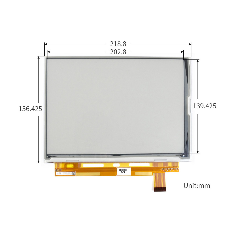 Wavesharereg-97-Inch-Electronic-ink-Screen-Bare-Screen-1200times825-Resolution-16-Gray-Levels-E-Ink--1754783