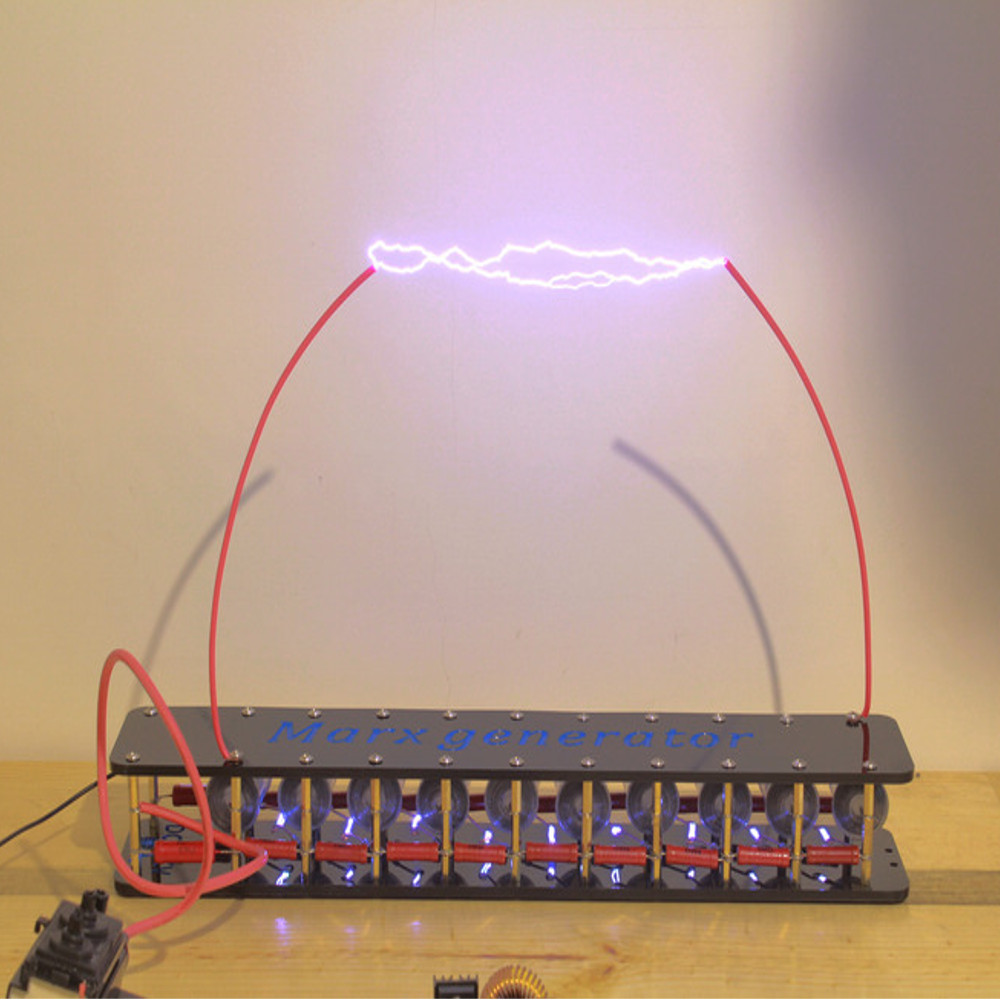 6-Level-Marx-Generator-Cool-Artificial-Flash-High-Voltage-Arc-Student-Experiment-DIY-Device-1414371