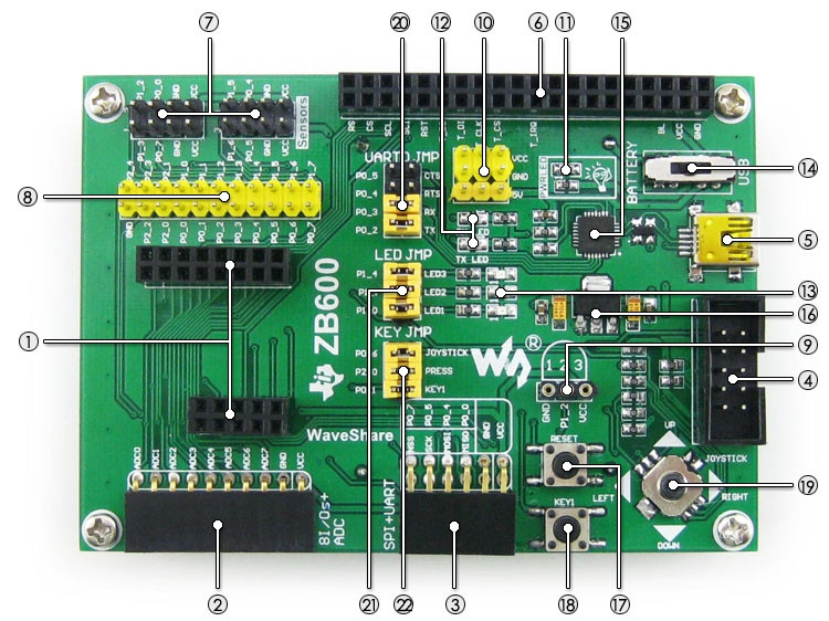 CC2530F256RHAR-cc2530-Module-Serial-Port-Transparent-Transmission-with-ZB600-Development-Board-Kit-1694256