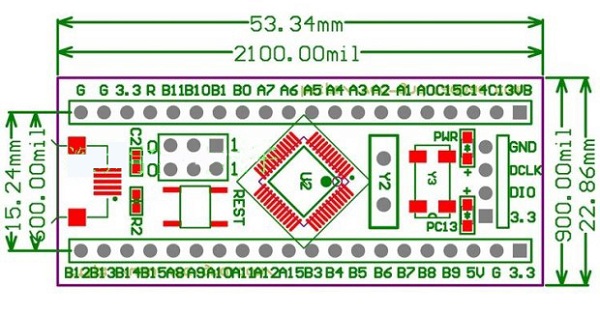 3Pcs-STM32F103C8T6-Small-System-PCB-Board-Microcontroller-STM32-ARM-Core-Board-1163843
