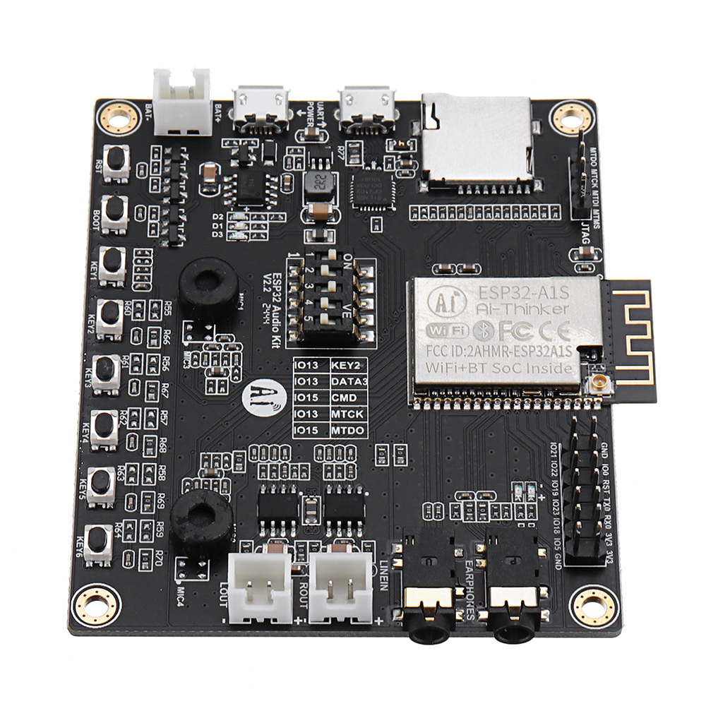 Ai-Thinker ESP32-Audio-Kit - with Wi-Fi and Bluetooth -  ESP32A1S-AUDIODEVBOARD