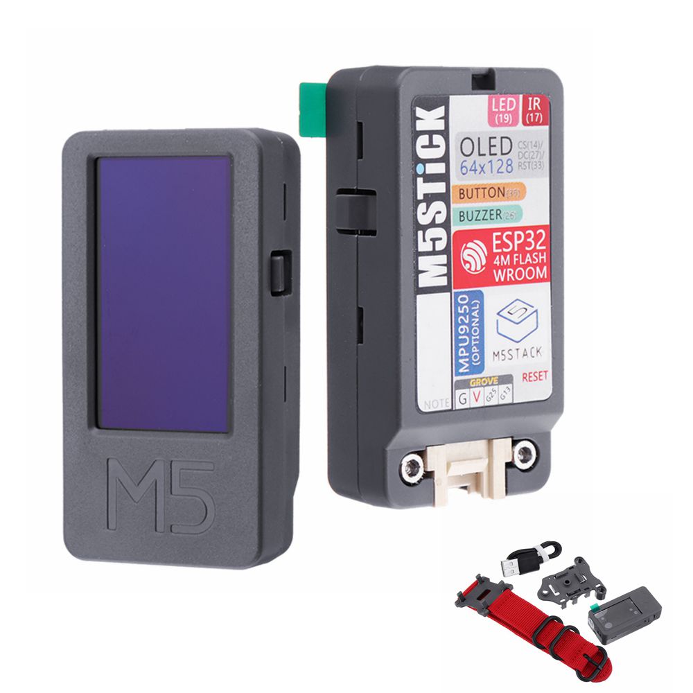 M5Stick-ESP32-Mini-Development-Board-Kit-13Inch-OLED-Buzzer-IR-Transmitter-Mpu9250-with-Watch-Belt-M-1506669