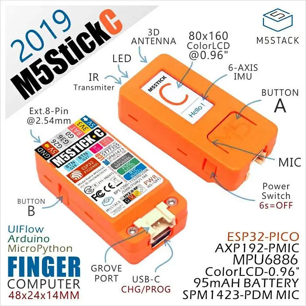 M5StickC-ESP32-PICO-Color-LCD-Mini-IoT-Development-Board-Finger-Computer-1476576