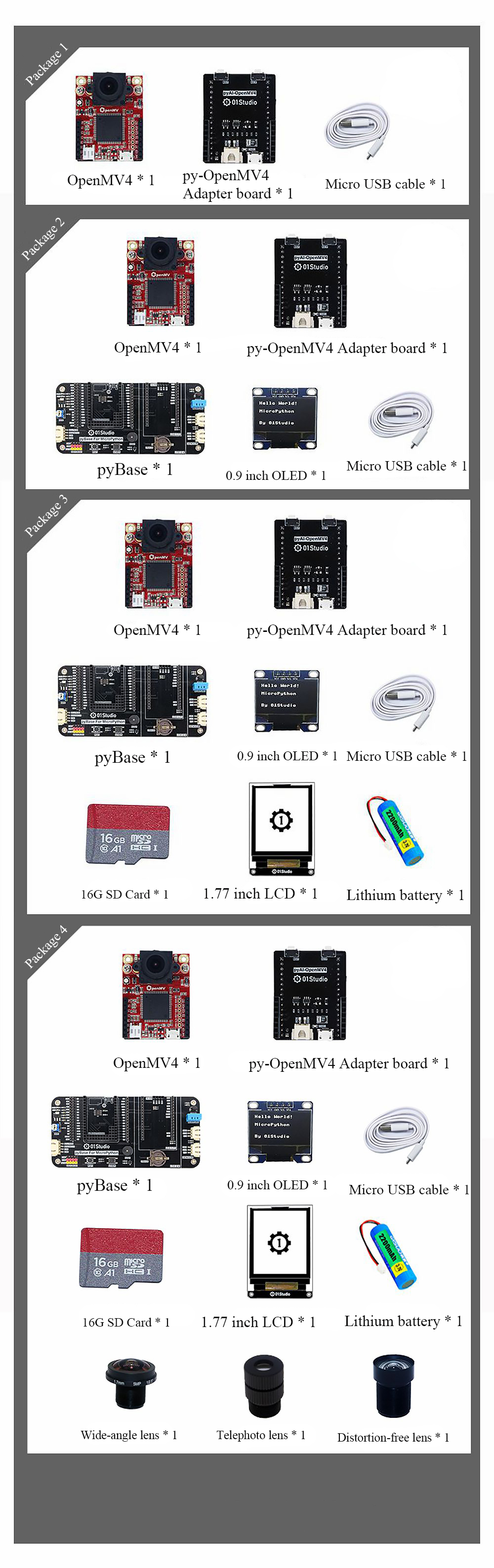 pyAI--OpenMV-4-H7-Development-Board-Cam-Camera-Module-AI-Artificial-Intelligence-Python-Learning-Kit-1613733