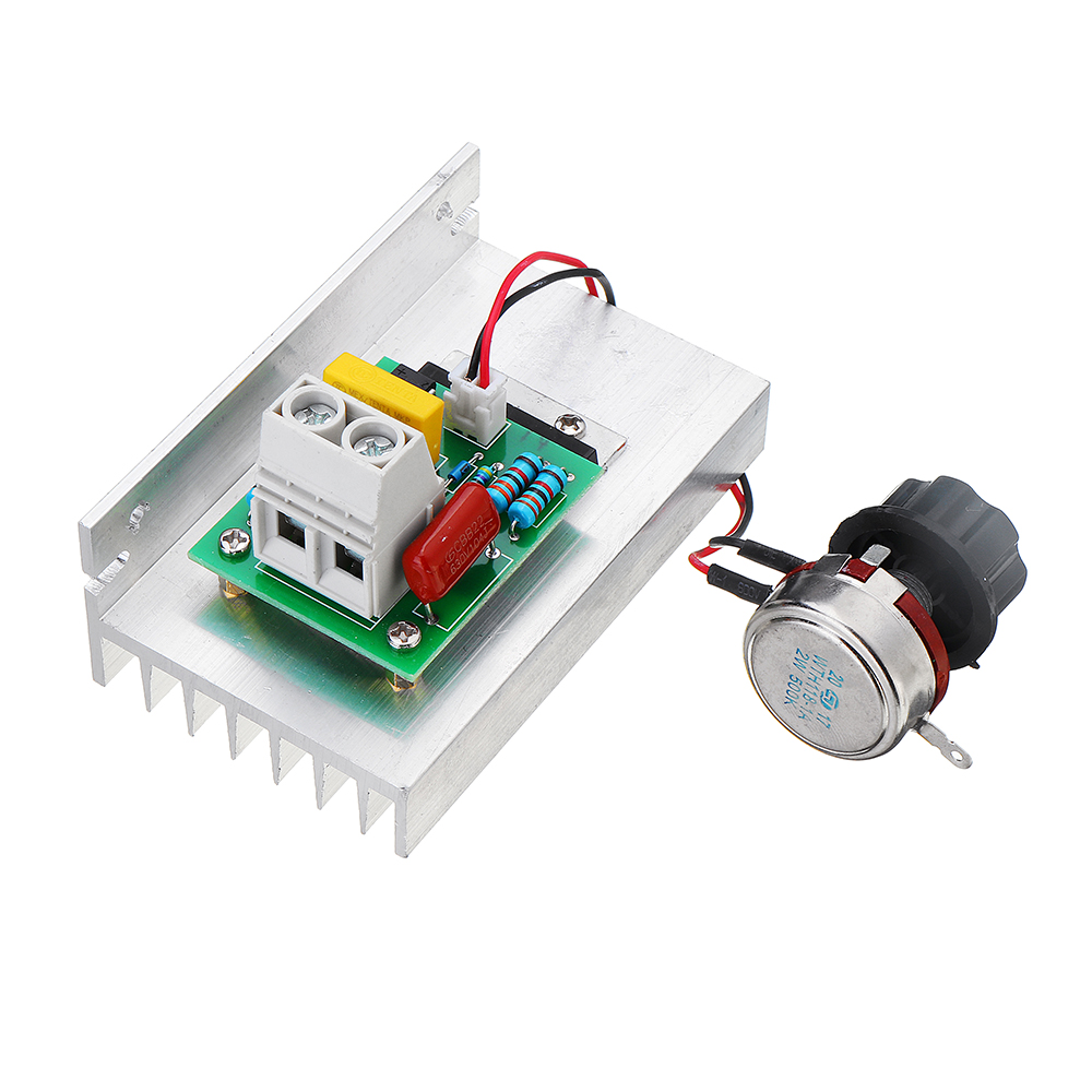 us 10000W SCR Voltage Regulator Speed Controller Dimmer Thermostat AC 220V 