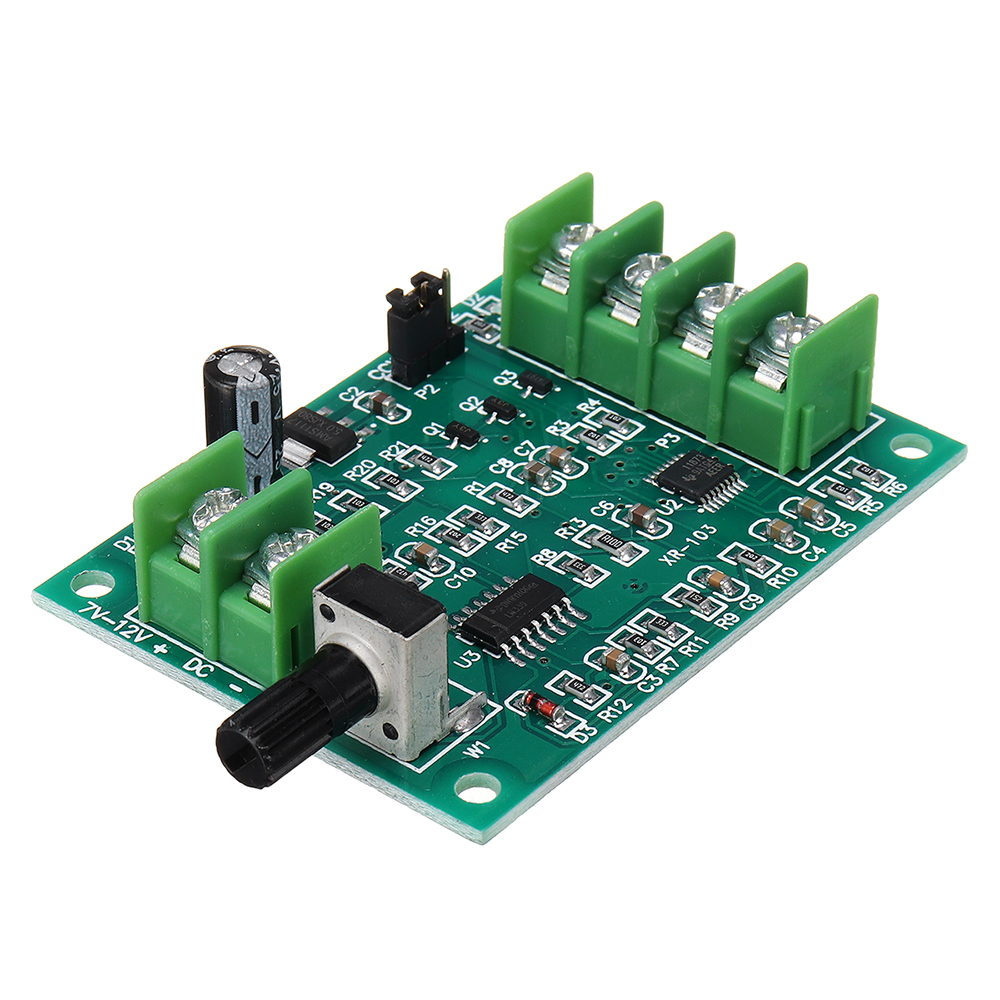 DC7-12V Brushless Motor Driver Board Speed Controller Module Current Protection 