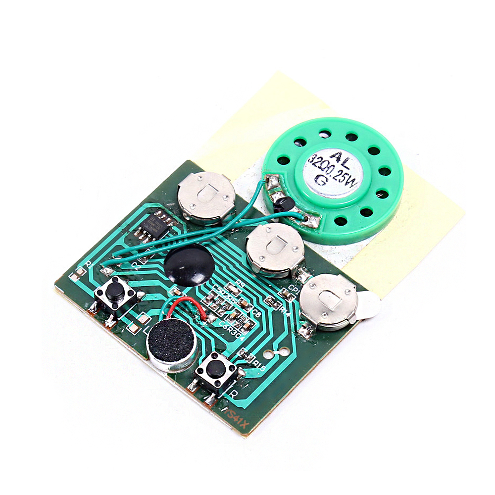 30s Greeting Card Recordable Voice Chip Music Box Sound Module Musical DIY  Gift
