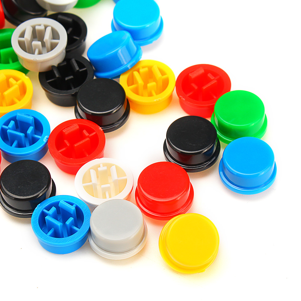 140pcs-Round-Mixed-Color-Tactile-Button-Cap-Kit-For-12x12x73mm-Tact-Switches-1414319