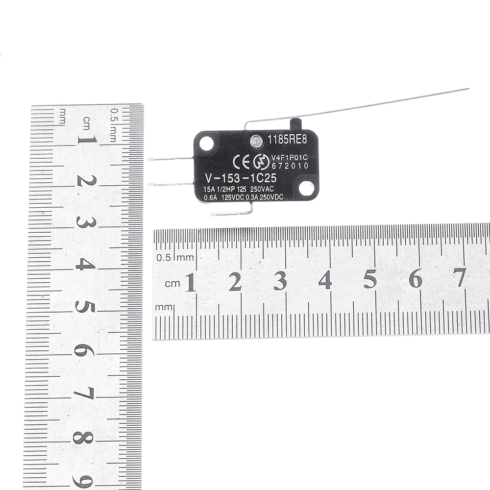 5PCS--V-153-1C25-Long-Hinge-Lever-Miniature-Basic-Micro-Switch-SPDT-15A-1413058