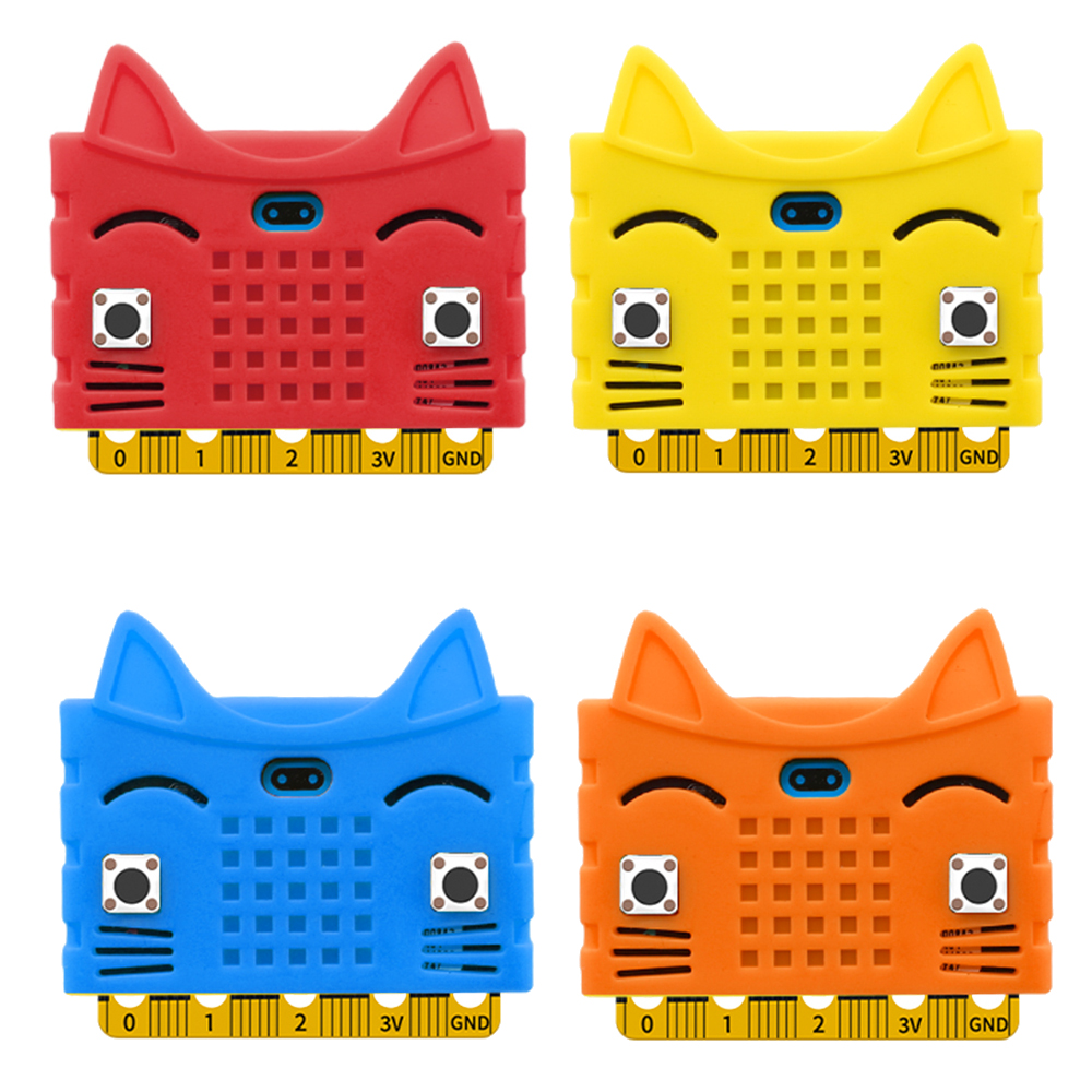 5pcs-Yellow-Silicone-Protective-Enclosure-Cover-For-Motherboard-Type-A-Cat-Model-1606675