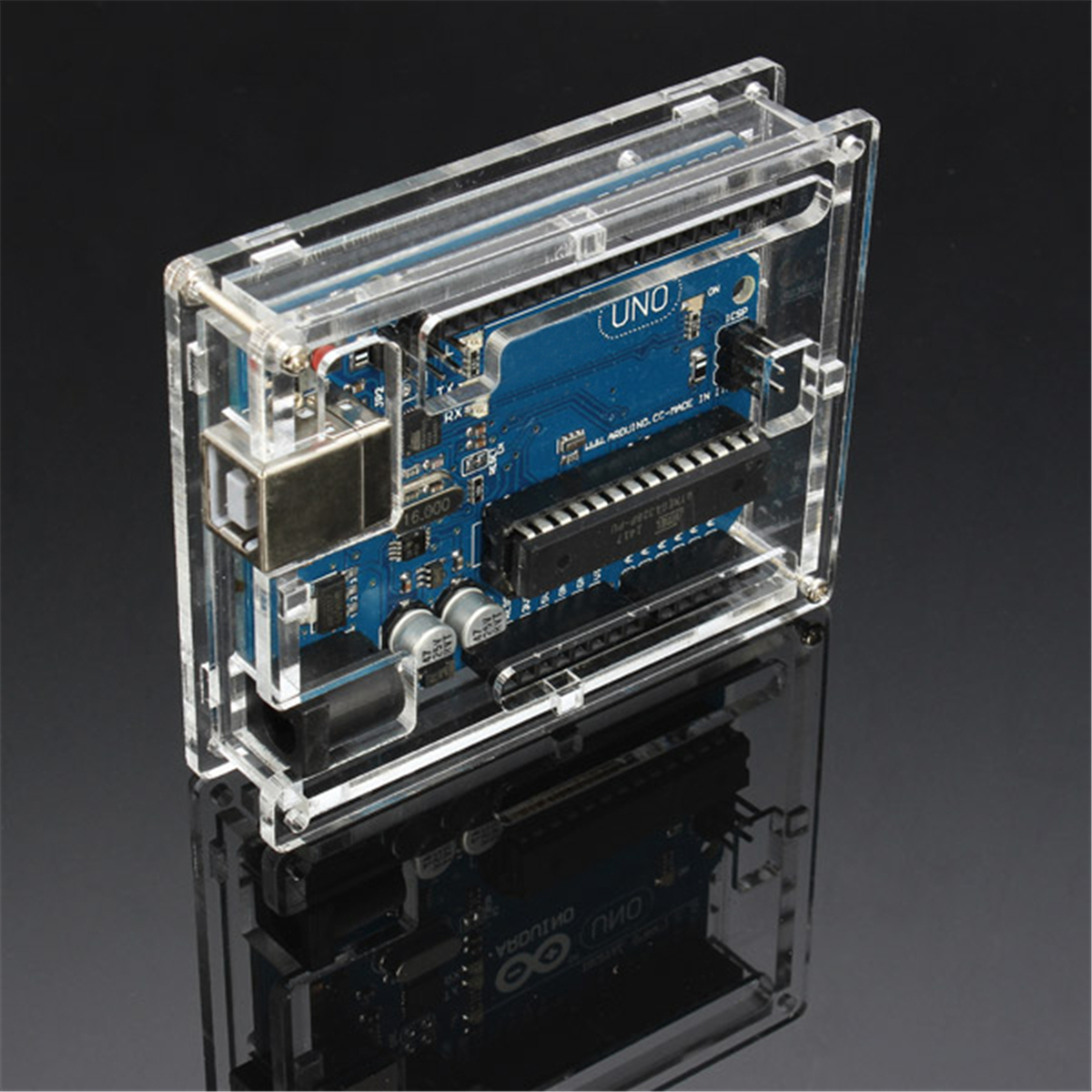 Transparent-Acrylic-Shell-Box-For-UNO-R3-Module-Case-964008