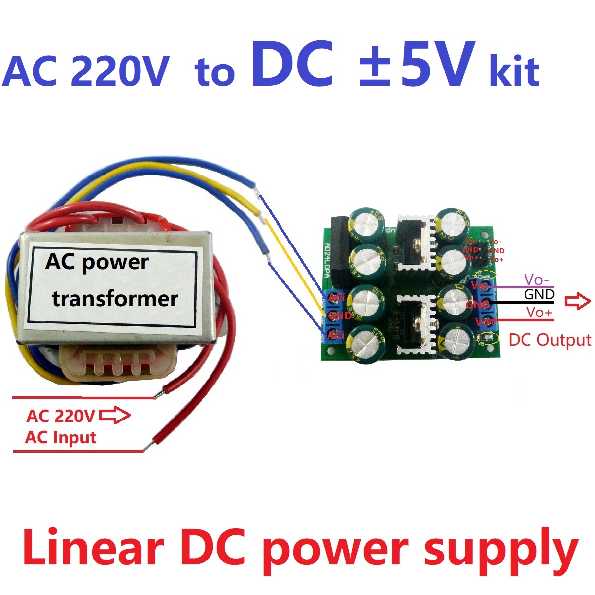 12W-AC220V-to-Dual-DC--5V12V15V-Low-Noise-Linear-Power-Supply-Kit-AC-DC-78XX-79XX-LDO-Module-for-Spe-1717974