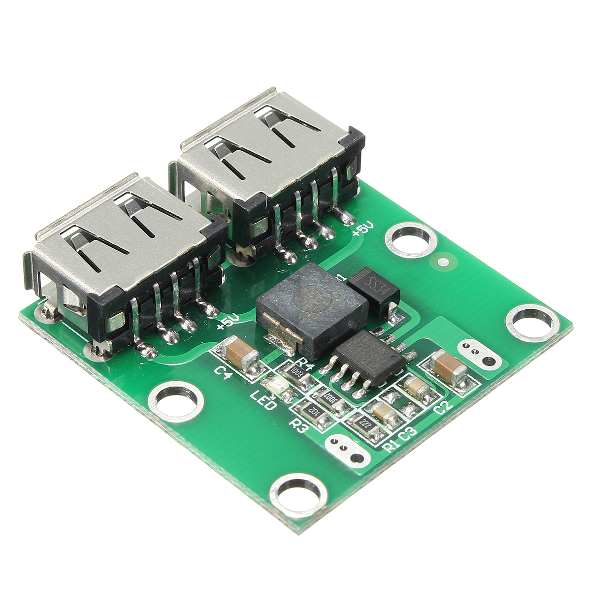 3Pcs-Dual-USB-Output-6-24V-To-52V-3A-DC-DC-Step-Down-Power-Charger-Module-Converter-1123516