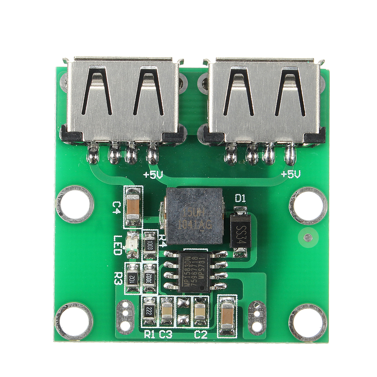 3Pcs-Dual-USB-Output-6-24V-To-52V-3A-DC-DC-Step-Down-Power-Charger-Module-Converter-1123516