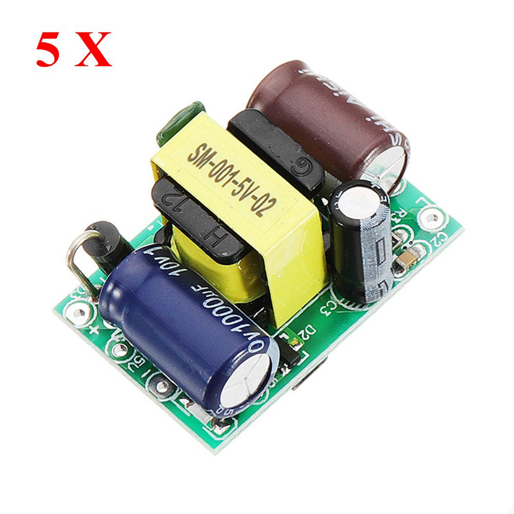 5Pcs-AC-DC-5V1A-Isolated-Switching-Power-Supply-Module-For-MCU-Relay-1343196