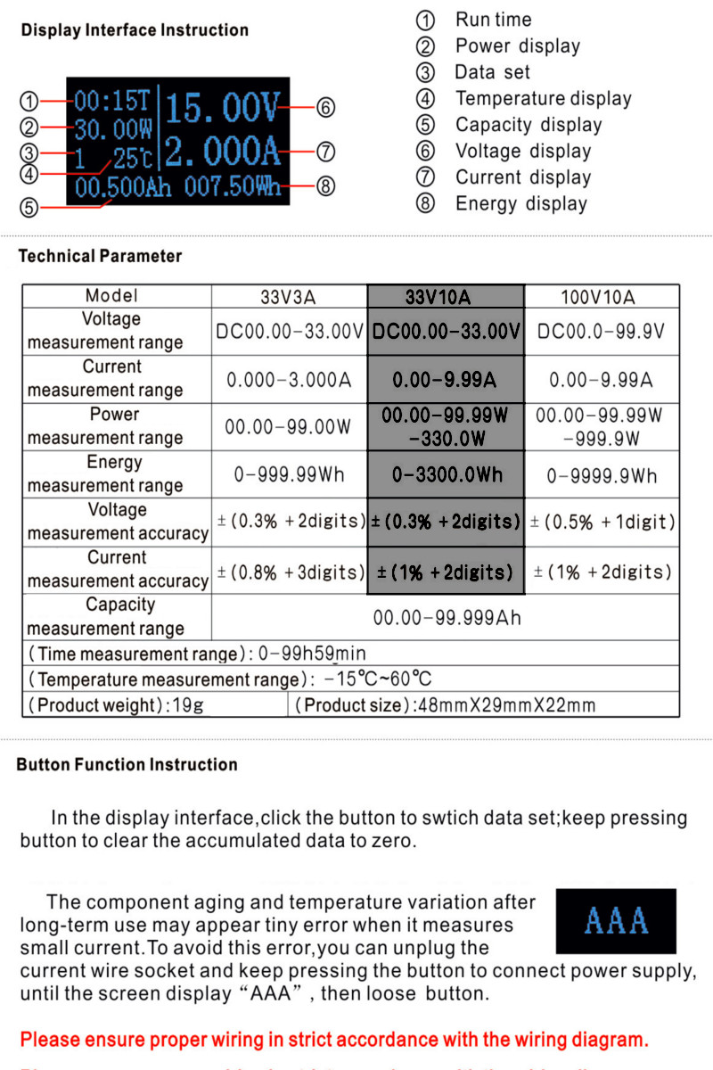 RIDENreg-7-In-1-33V-10A-Multifunction-White-OLED-Digital-Electrical-Parameter-Tester-Ammeter-1062038
