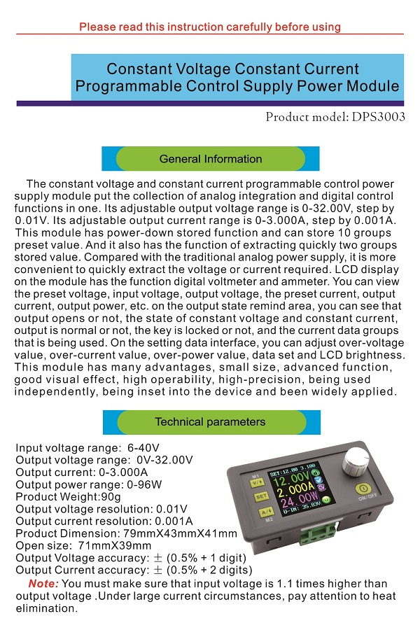 RIDENreg-DPS3003-32V-3A-Buck-Adjustable-DC-Constant-Voltage-Power-Supply-Module-Integrated-Voltmeter-1062475