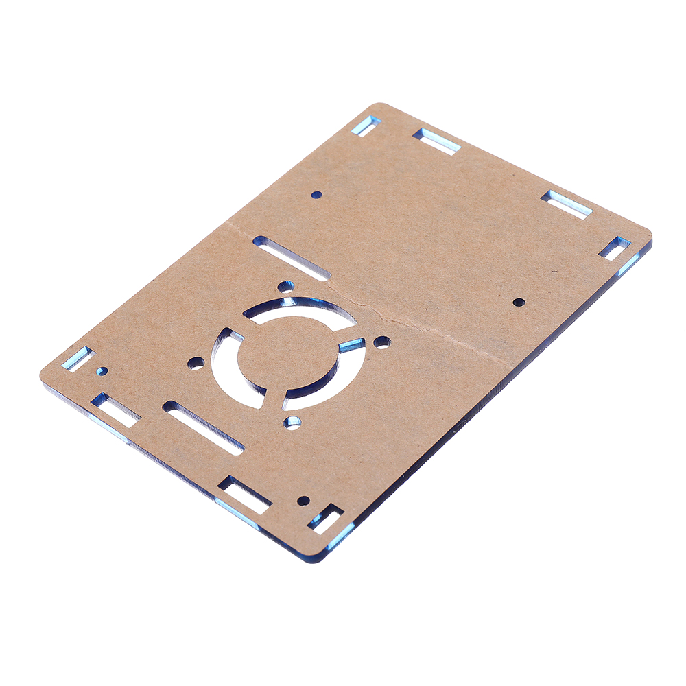 10-Pcs-Blue-Acrylic-Wall-Mounted-Protective-Case-Support-Cooling-Fan-for-Raspberry-Pi-4-Model-B-1622899