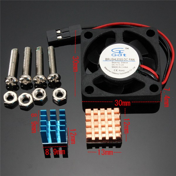 10PCS-Copper-Aluminium-Heat-Sink-Fan-Cooling-Kit-For-Raspberry-Pi-B-Raspberry-Pi-2-1216313