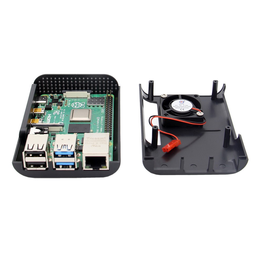 20pcs-Black-Protective-ABS-Case-Support-Cooling-Fan-for-Raspberry-Pi-4-Model-B-1583376