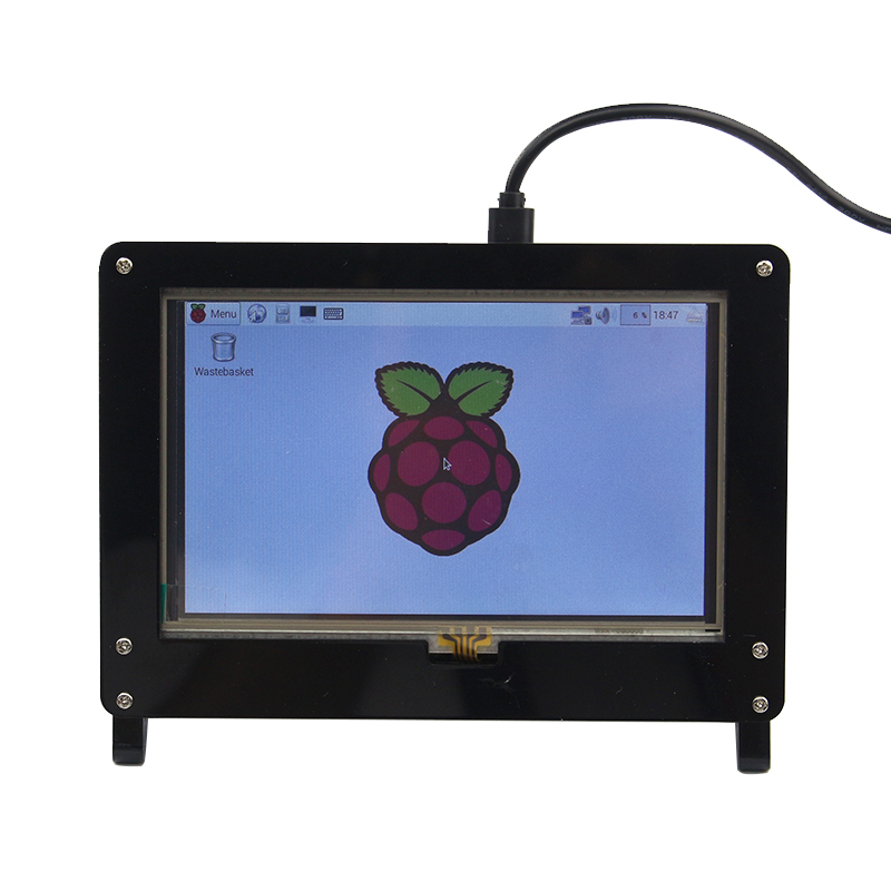 5-Inch-LCD-Screen-Display-Acrylic-Case-Stander-Holder-For-Raspberry-Pi-3BPlus-1392400